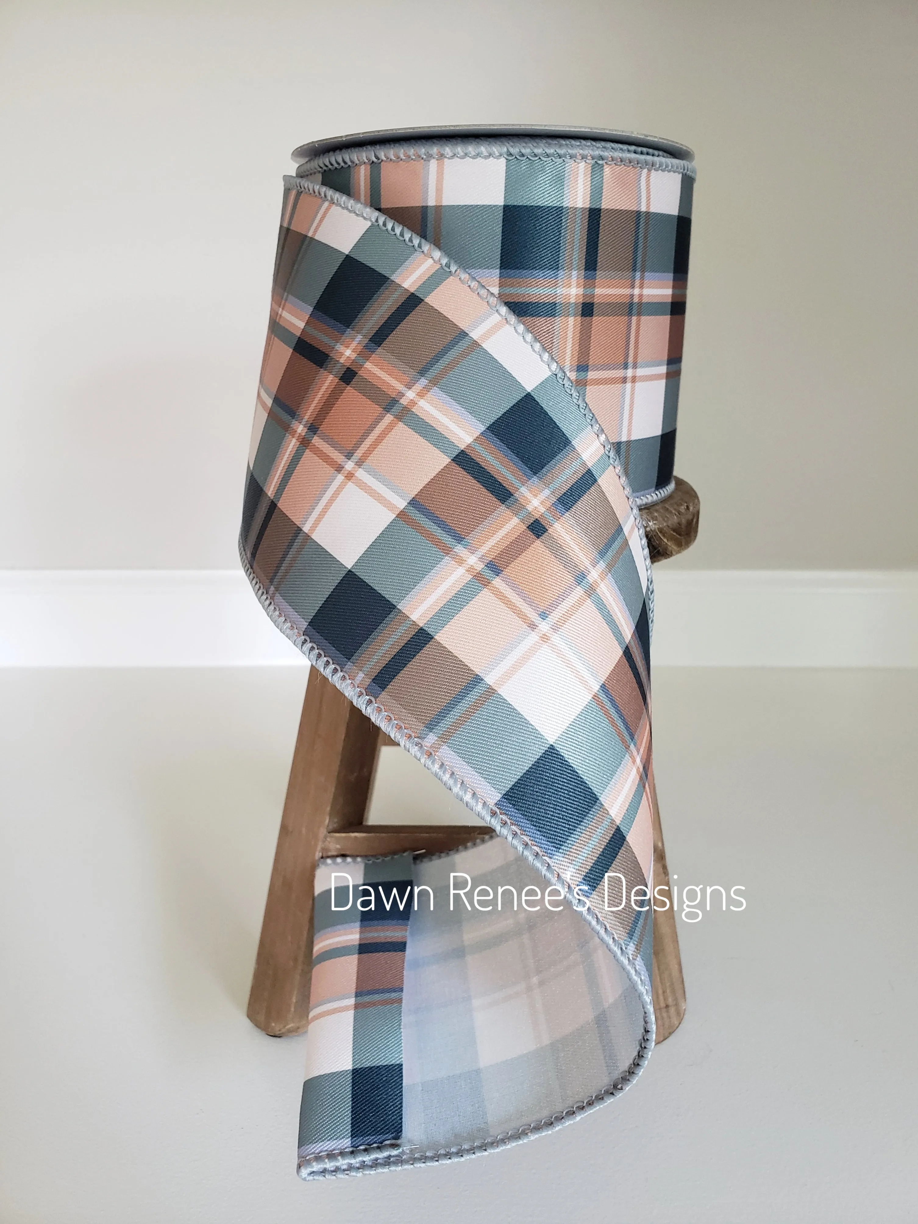 Plaid Fall Designer Ribbon in Fall Shades RA939-32