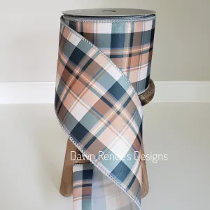 Plaid Fall Designer Ribbon in Fall Shades RA939-32