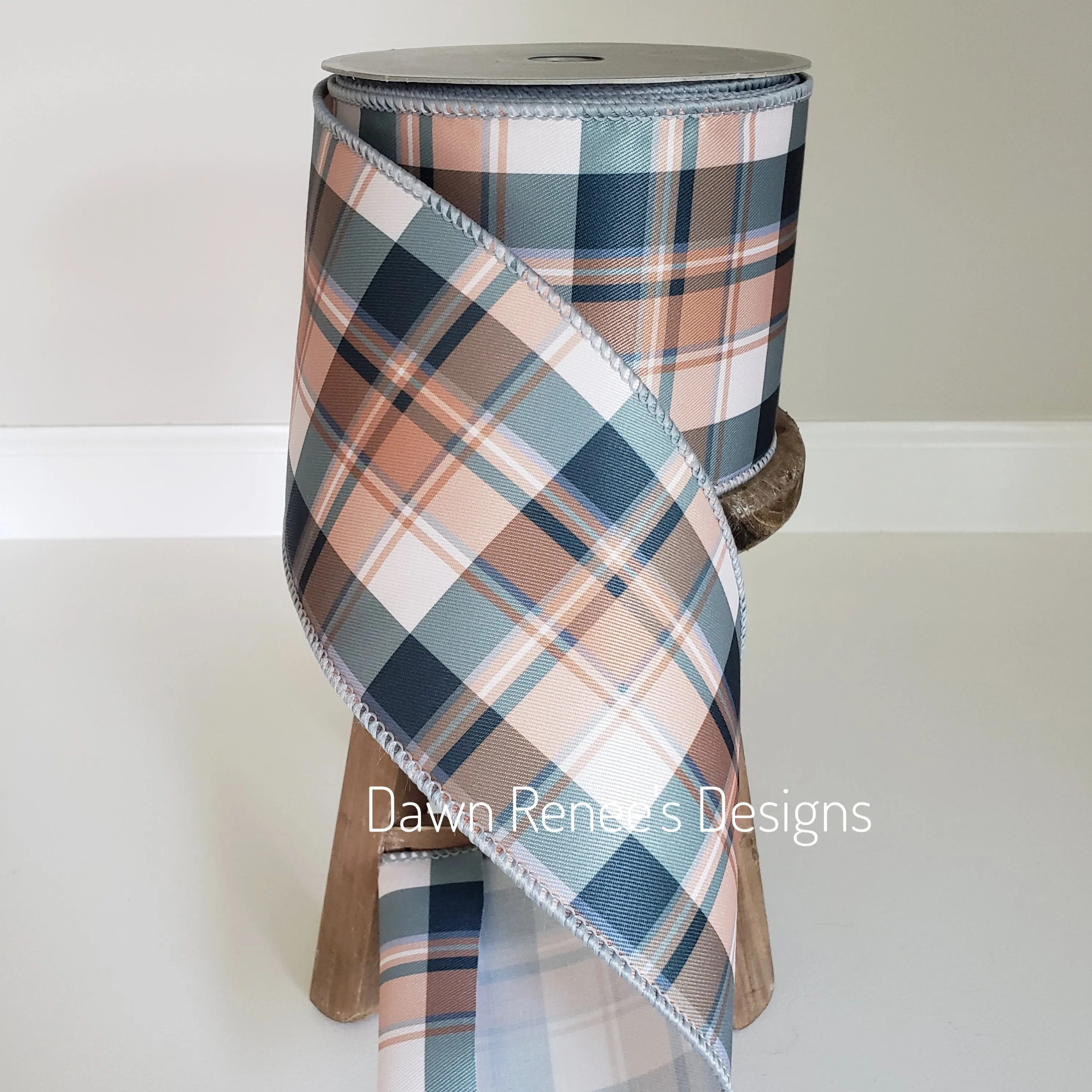 Plaid Fall Designer Ribbon in Fall Shades RA939-32