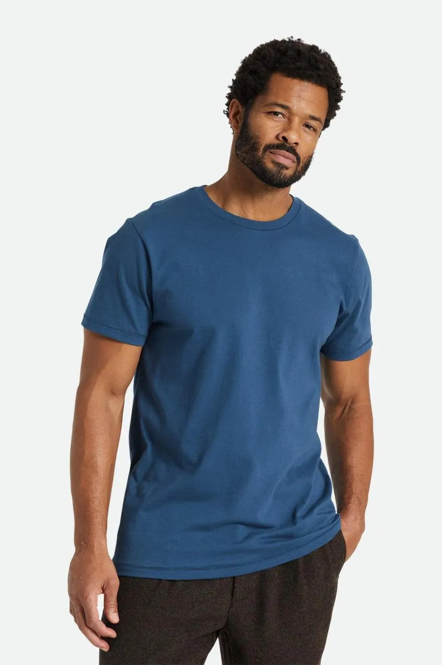 Premium Cotton S/S Tailored Tee - Indie Teal