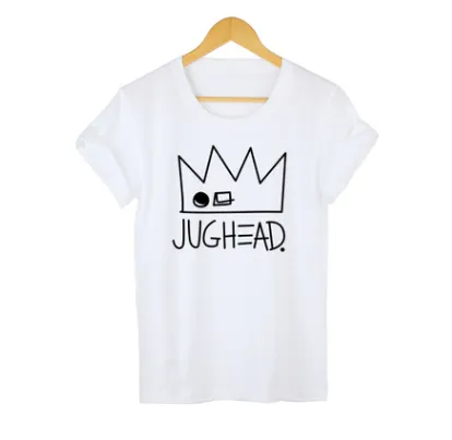 Printed cotton T-shirt short sleeve top