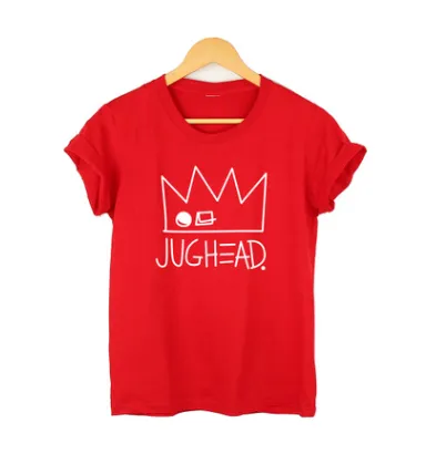 Printed cotton T-shirt short sleeve top