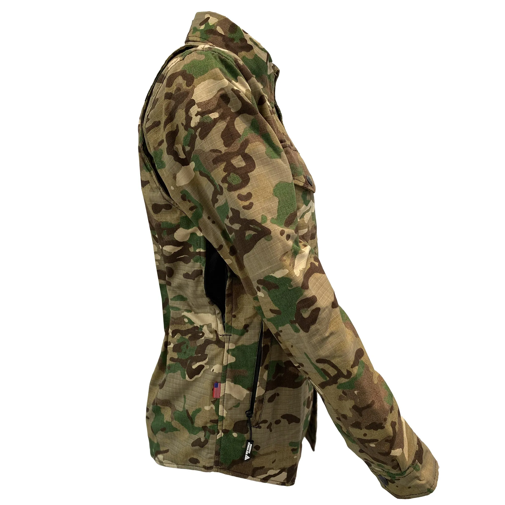 Protective Camouflage Shirt for Women "Delta Four" - Light Color with Pads