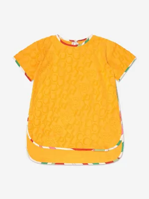 Pucci Girls Jersey Dress in Yellow