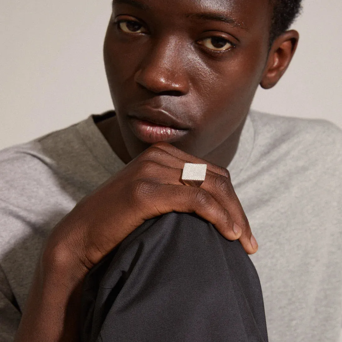 Pulse Recycled Signet Ring
