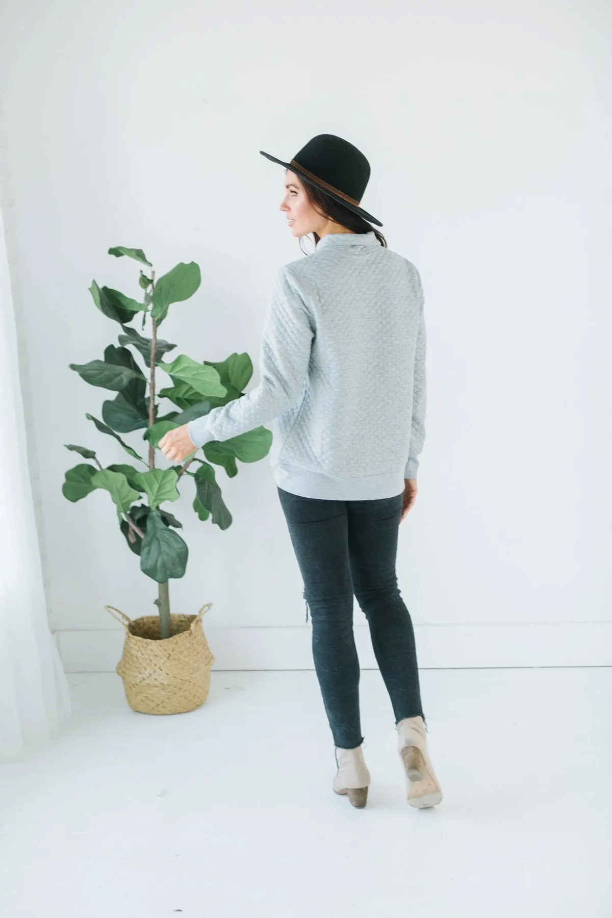 Quilted Outdoor Pullover