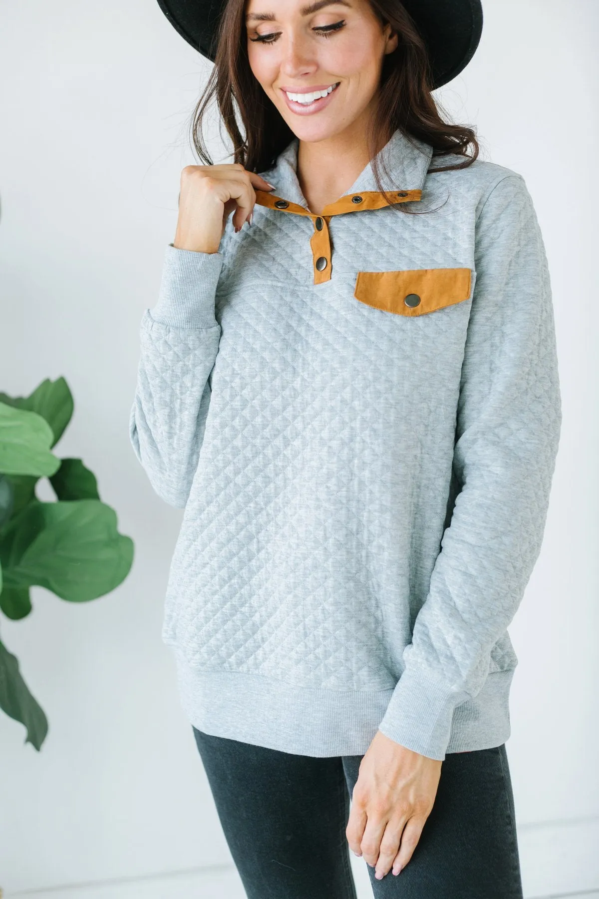 Quilted Outdoor Pullover