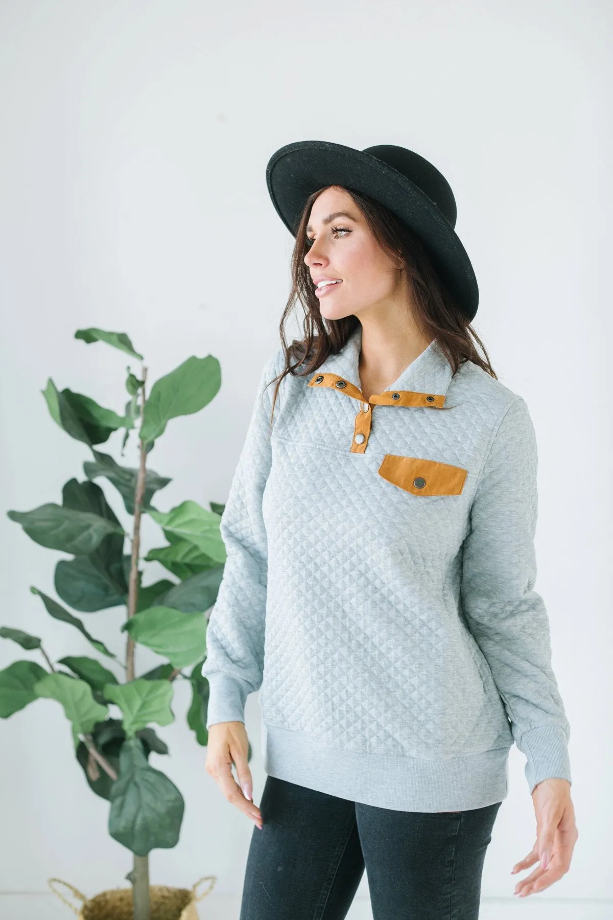 Quilted Outdoor Pullover