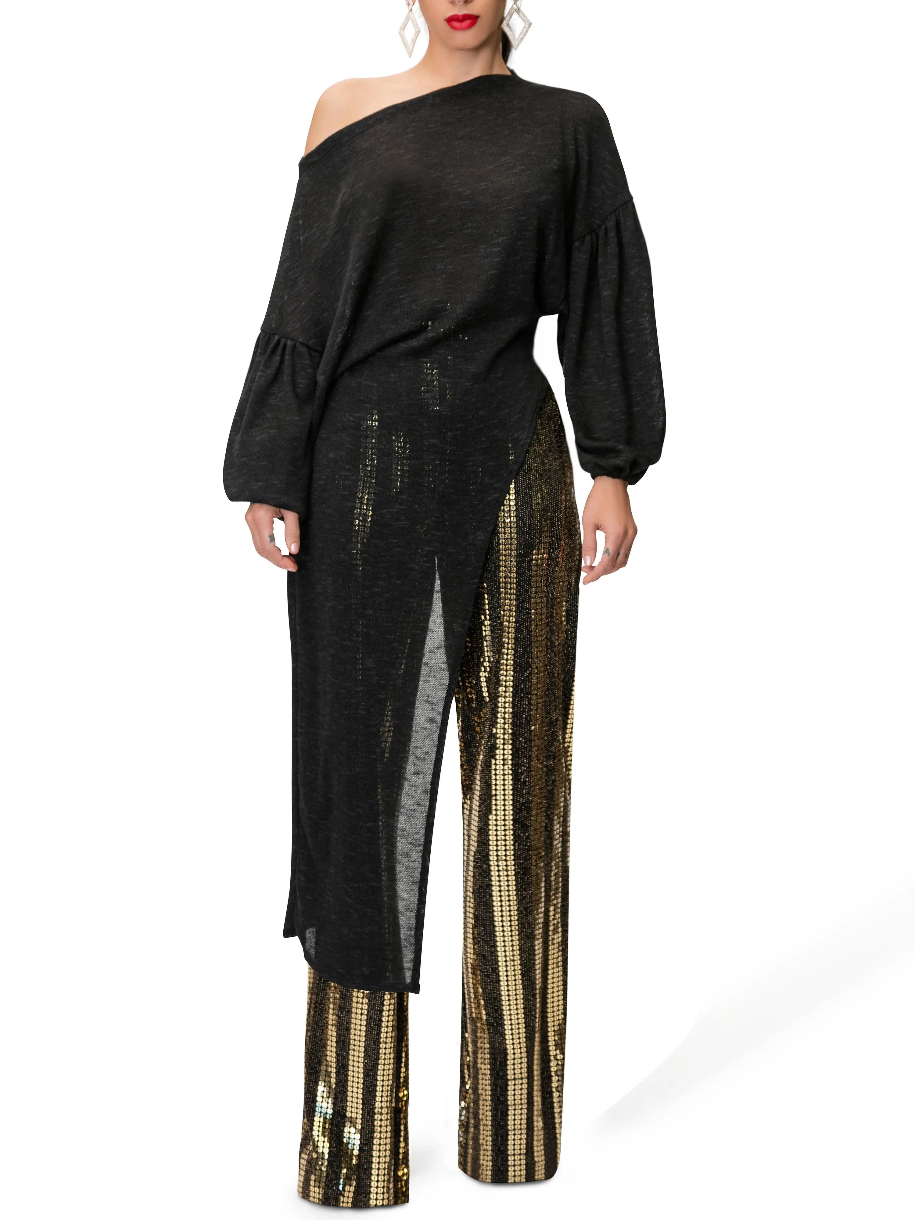 "Esther" Off Shoulder Sweater