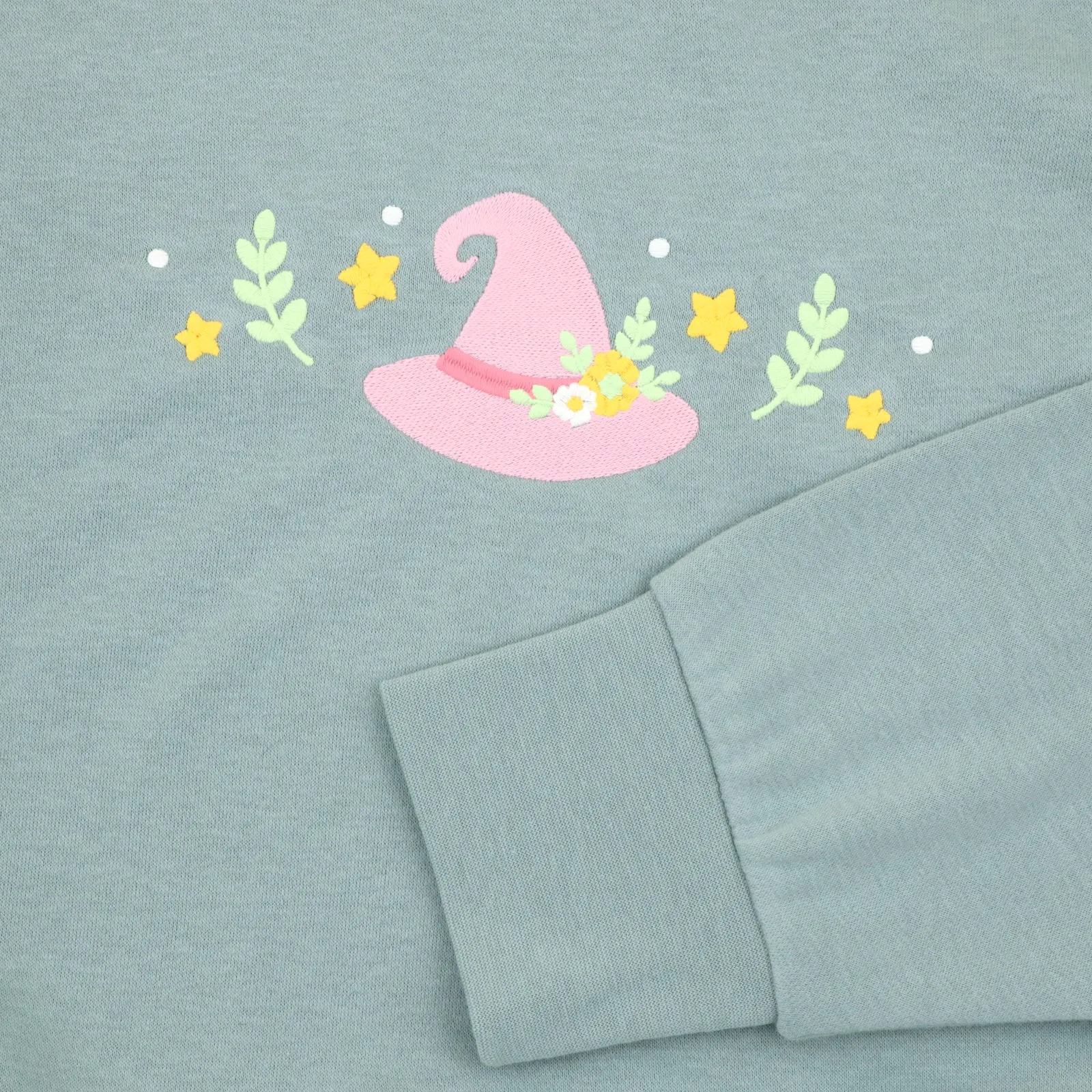 "Witch Hat" Women's Crewneck Sweatshirt Mint