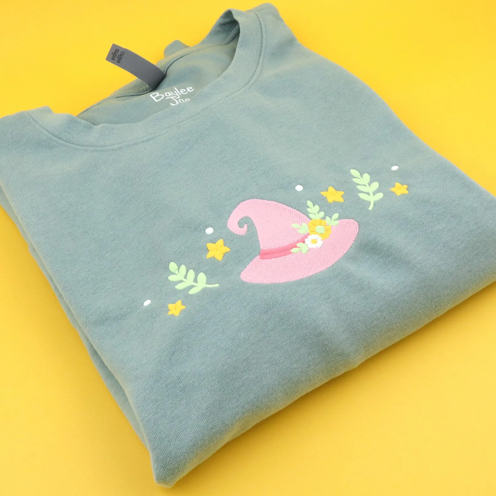 "Witch Hat" Women's Crewneck Sweatshirt Mint