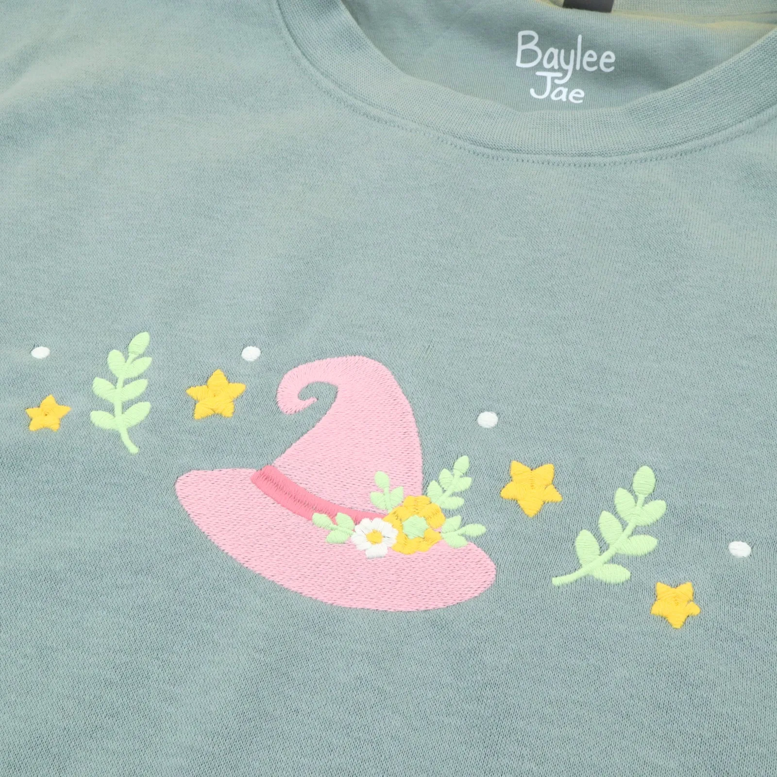"Witch Hat" Women's Crewneck Sweatshirt Mint