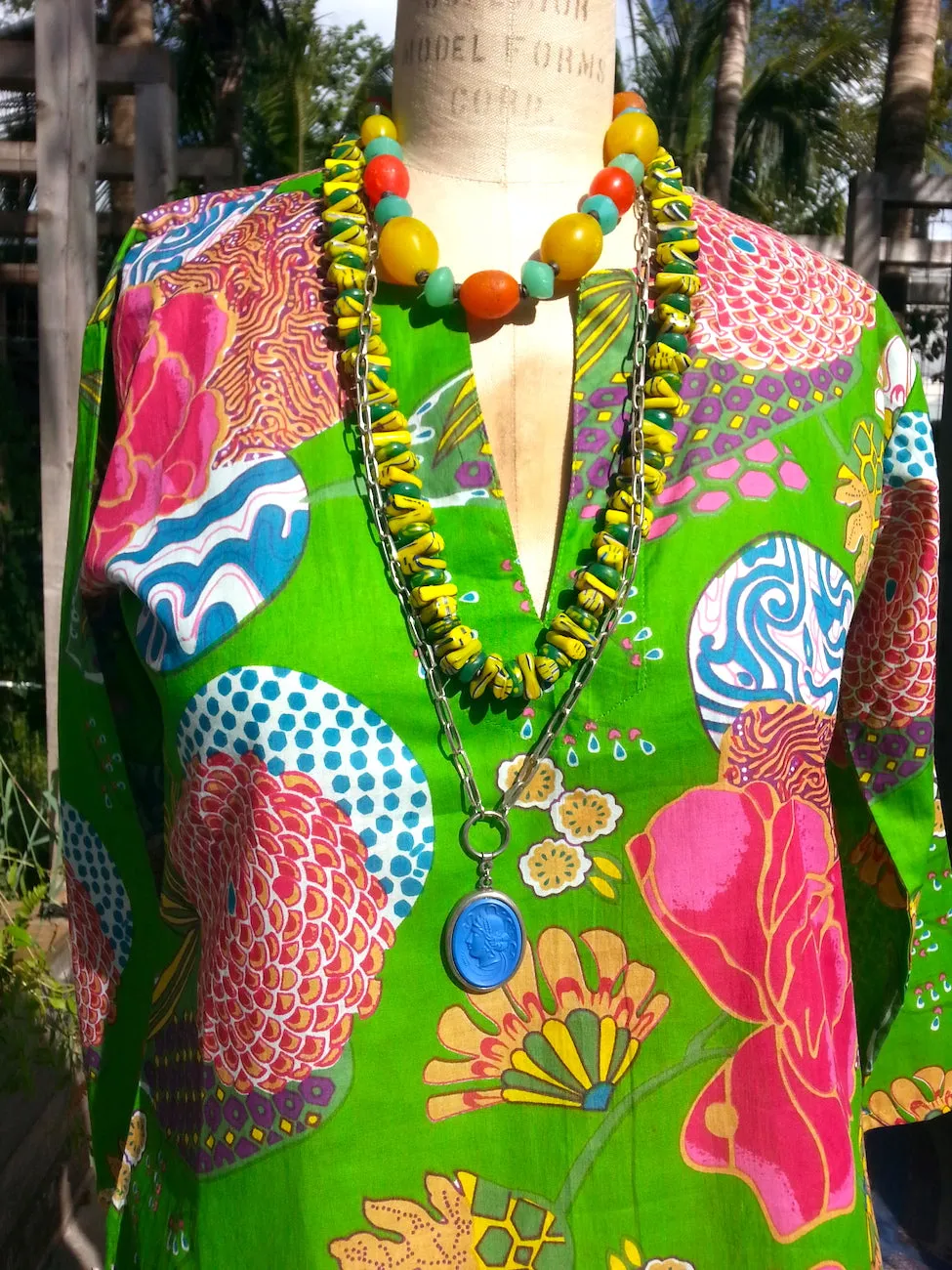 Raja Cotton Tunic Provence Green