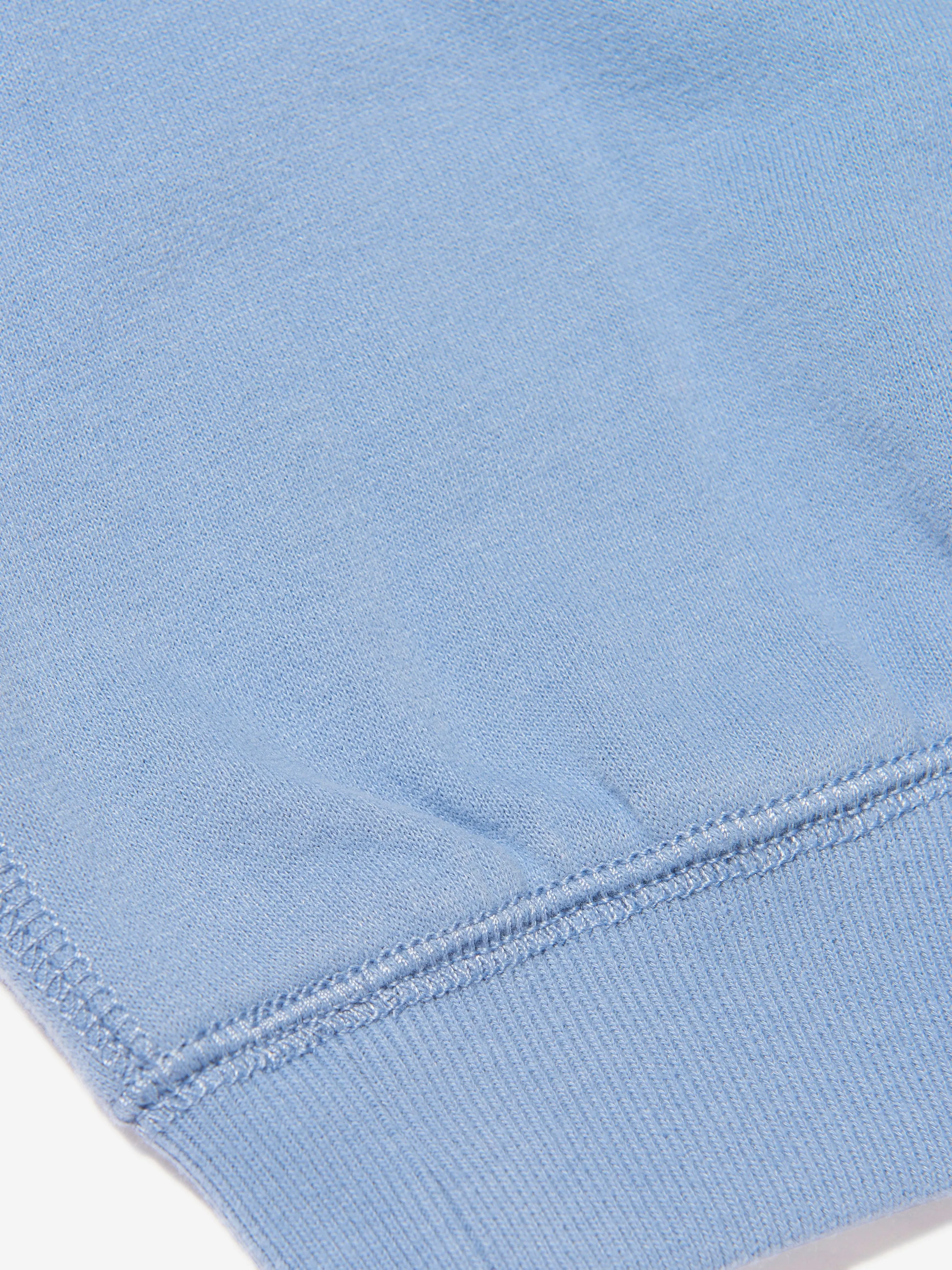 Ralph Lauren Girls Bear Sweatshirt in Blue