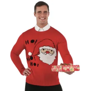 Red Santa Adult Ugly Christmas Sweater