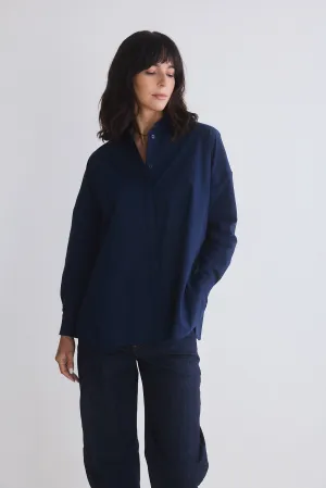 Refine Oversized Tunic With Buttons