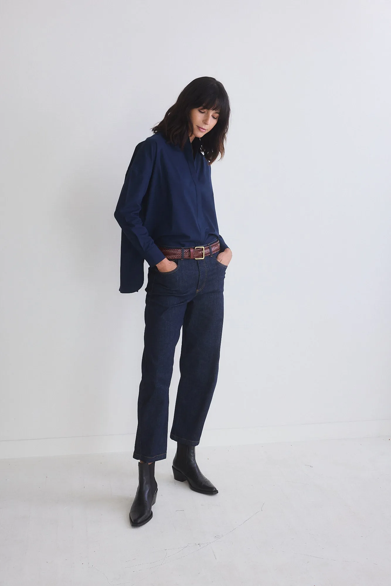 Refine Oversized Tunic With Buttons