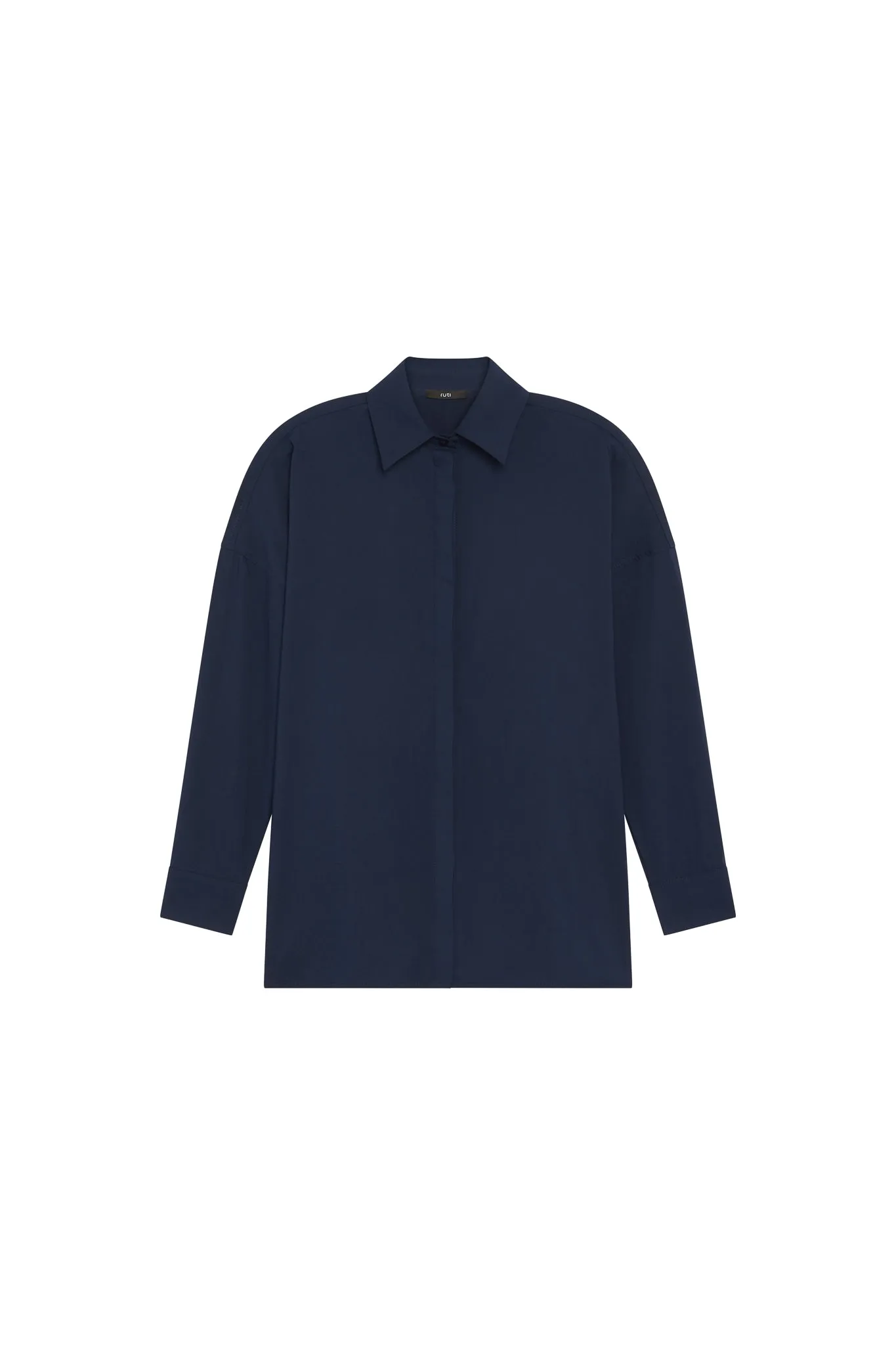 Refine Oversized Tunic With Buttons
