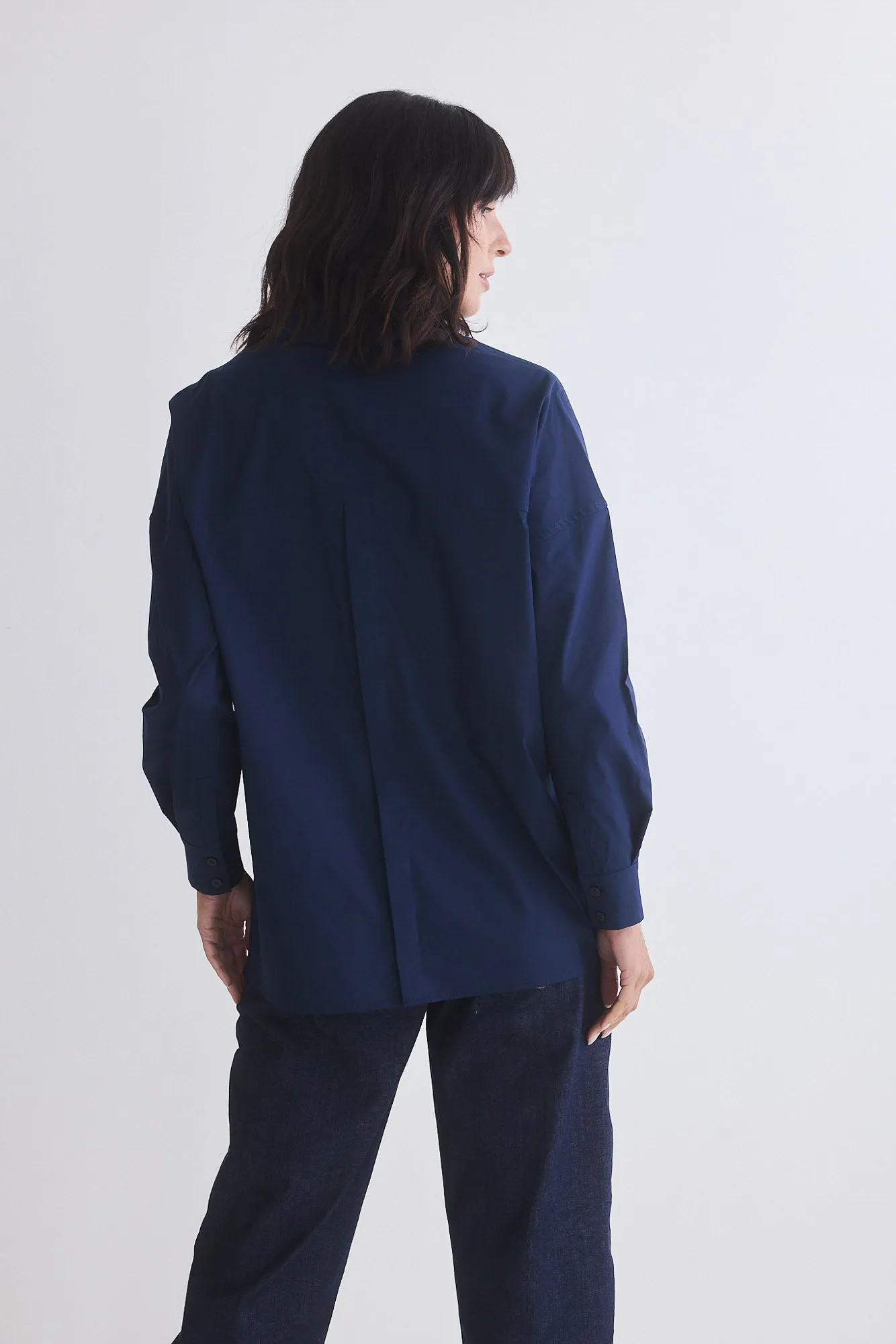 Refine Oversized Tunic With Buttons