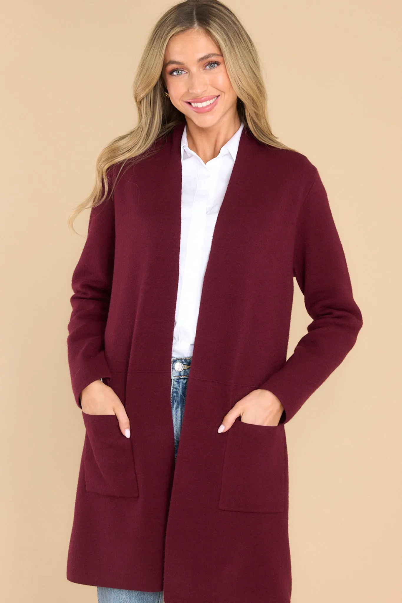 Replay The Night Wine Cardigan
