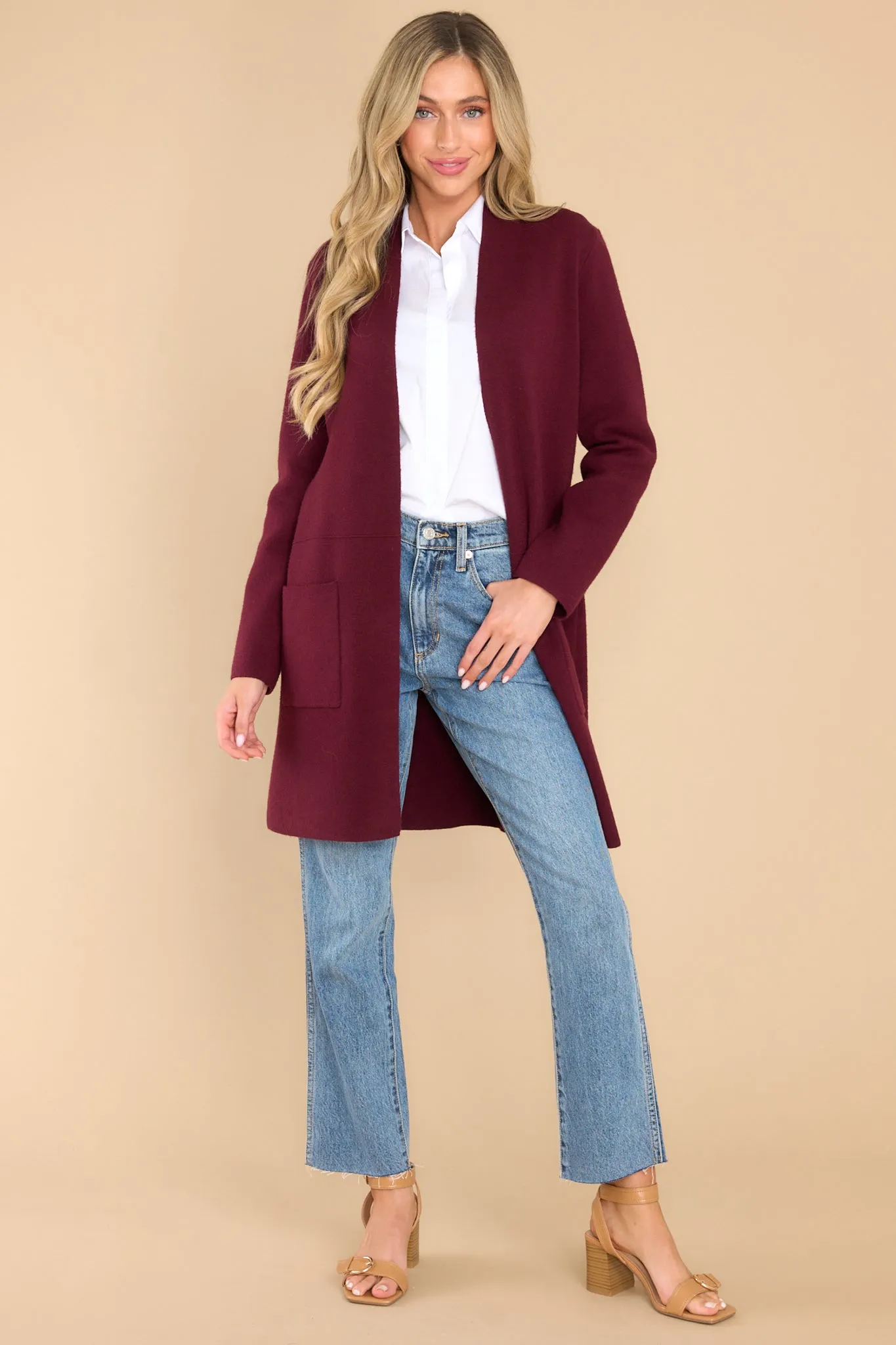 Replay The Night Wine Cardigan