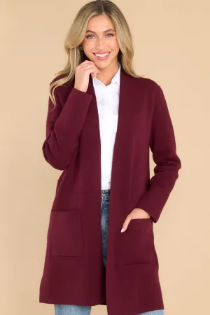 Replay The Night Wine Cardigan