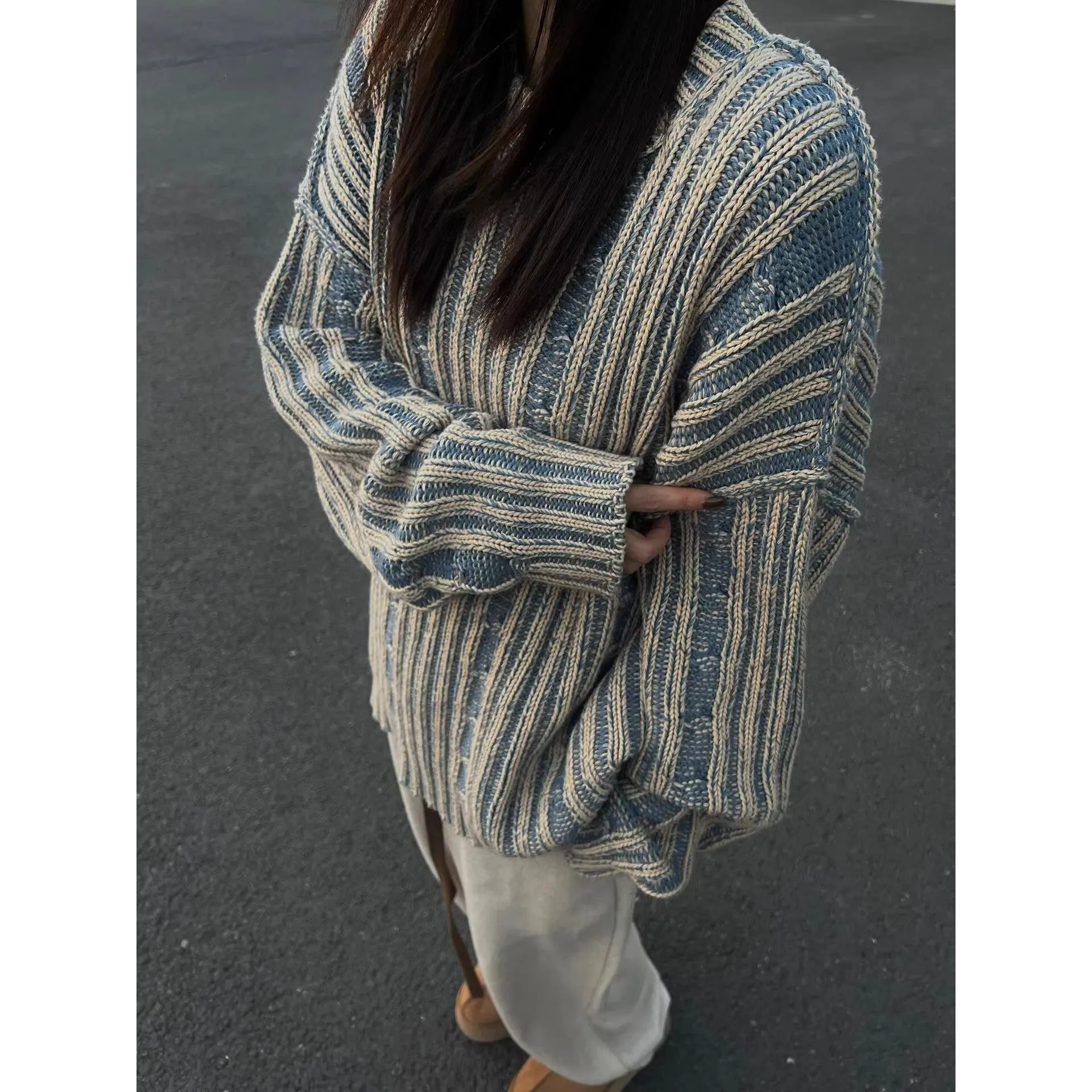 Retro Striped Sweater