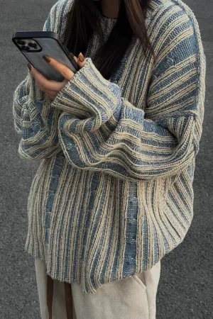 Retro Striped Sweater