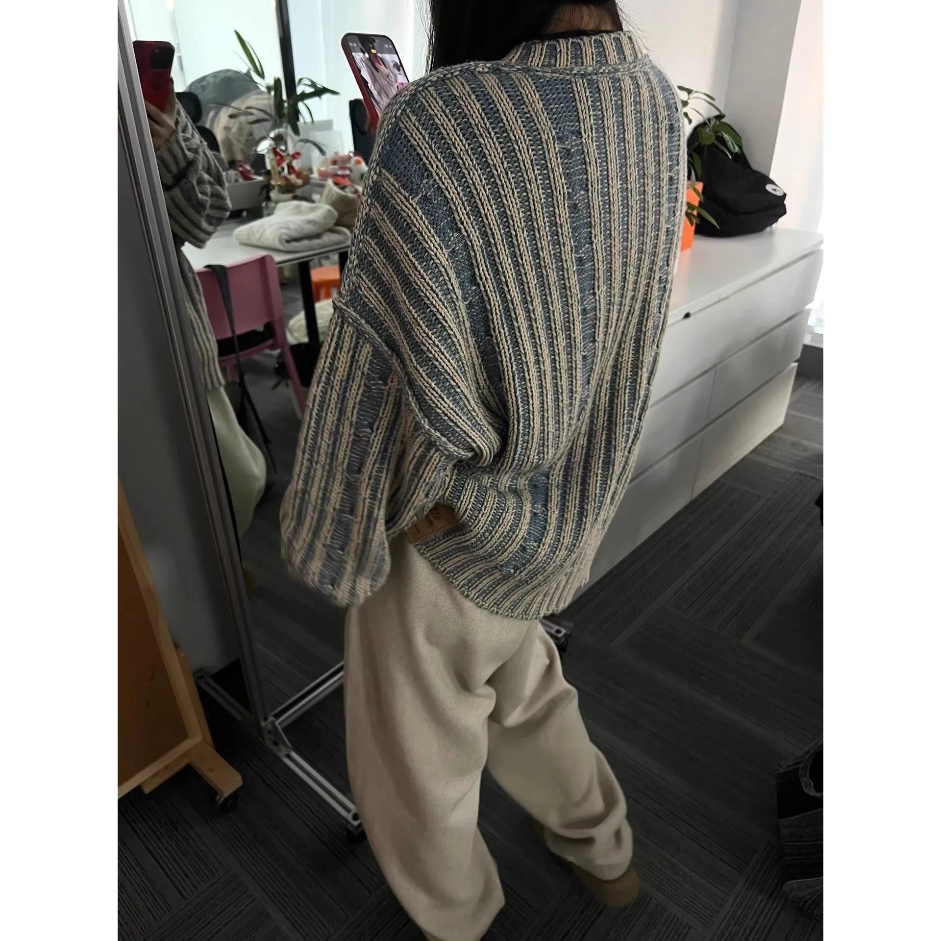 Retro Striped Sweater