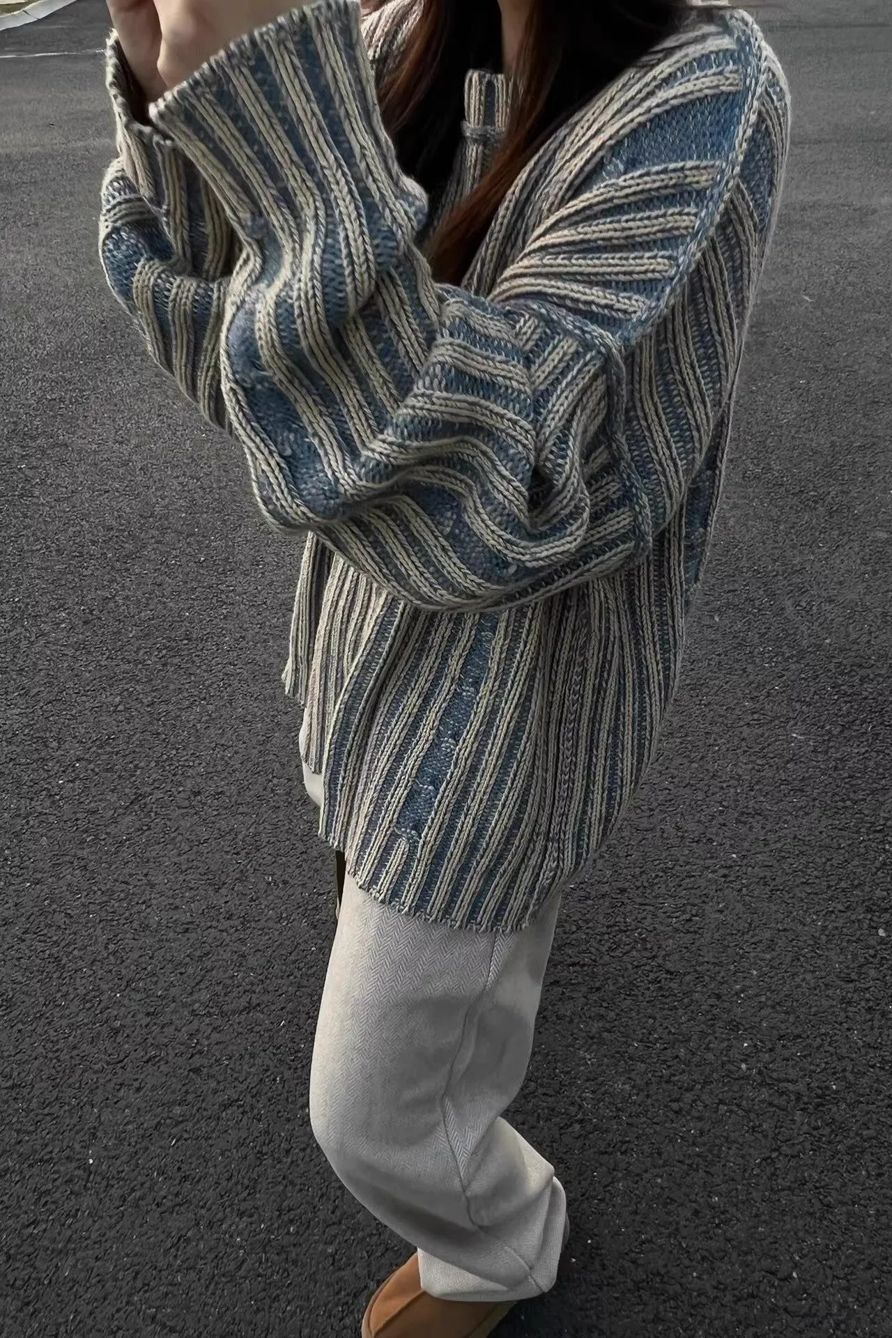 Retro Striped Sweater