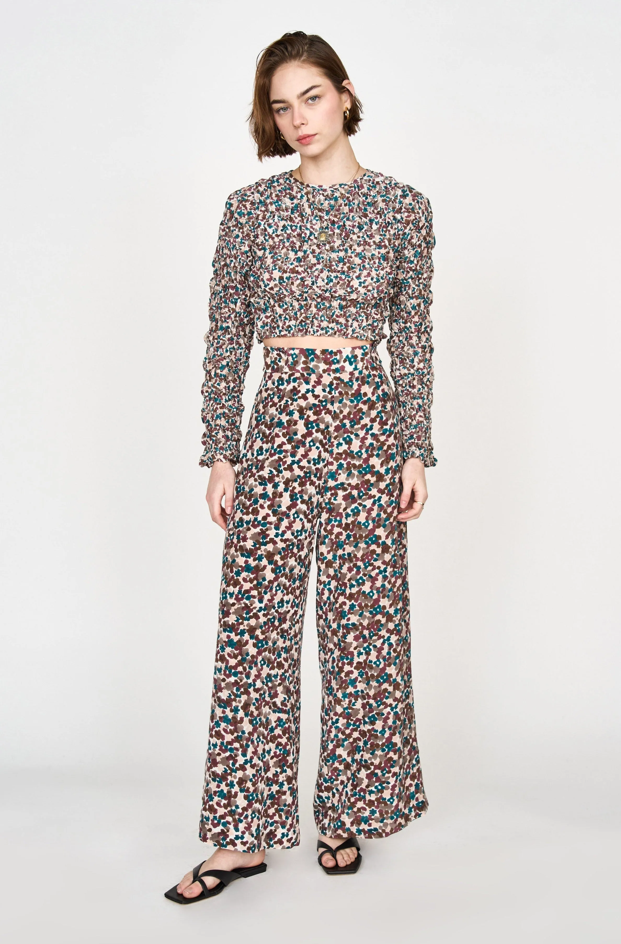 Riga Pant in Amaryllis
