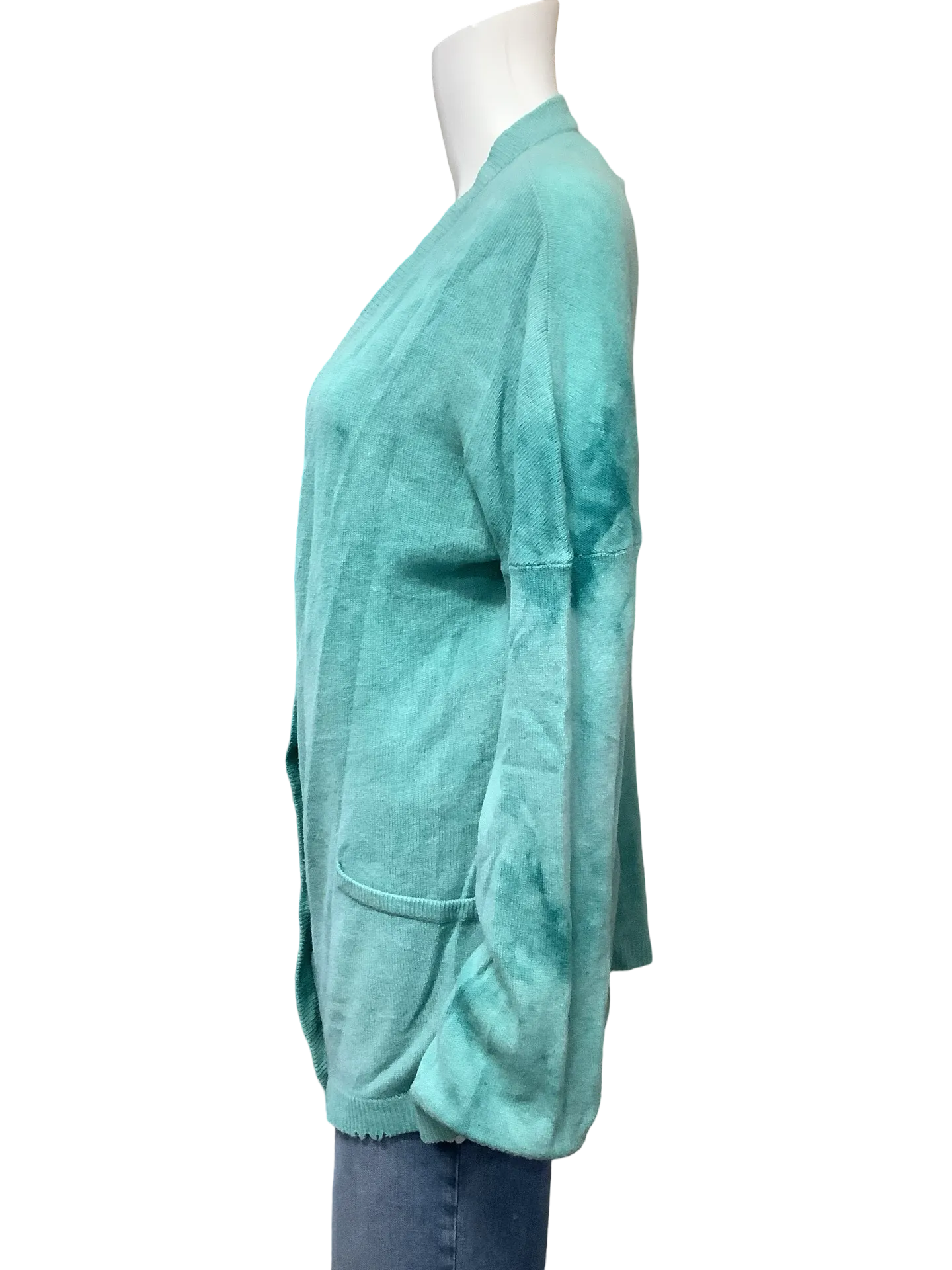 RTA Sweater V Neck Cashmere Teal Size: XS
