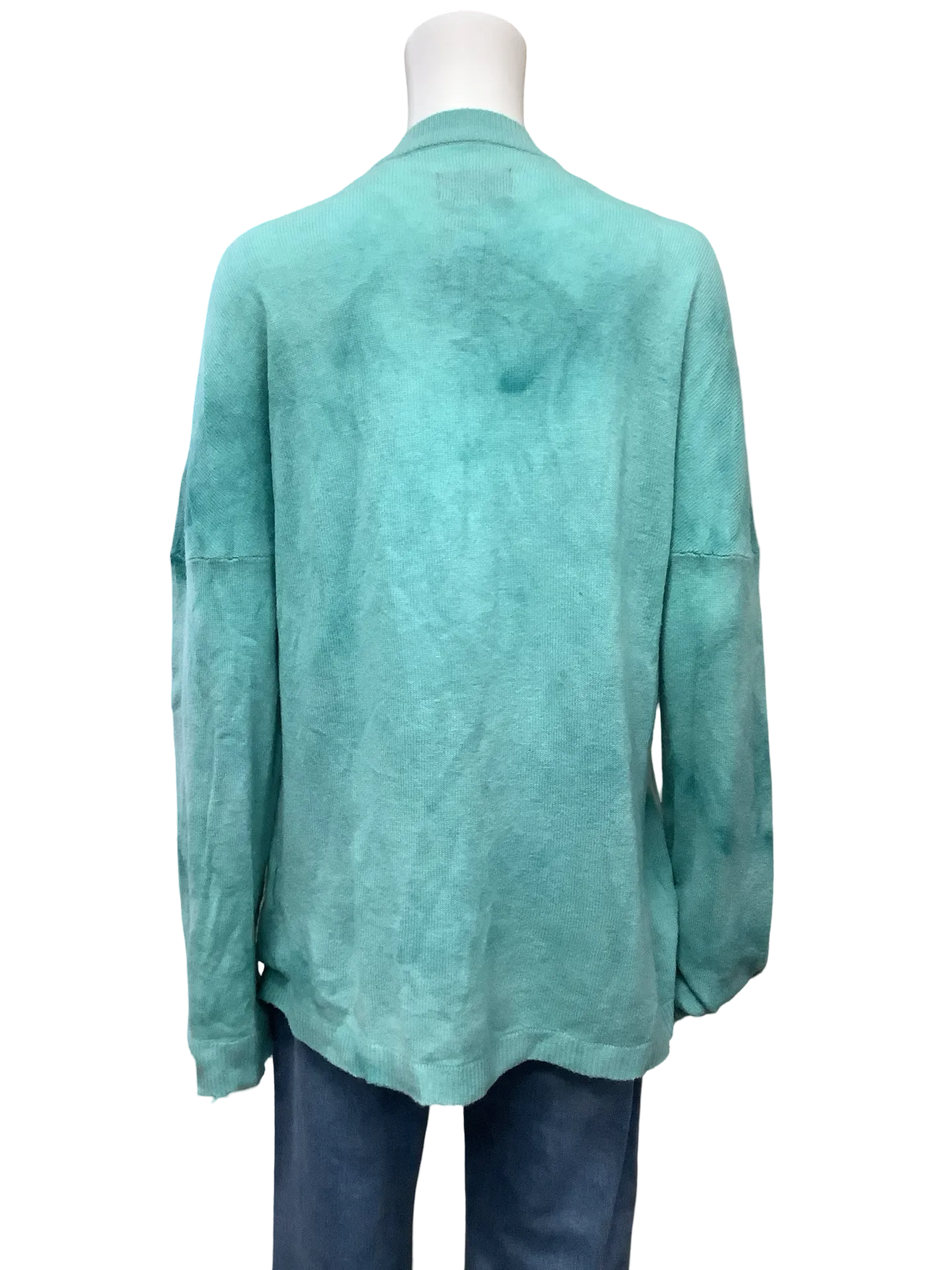 RTA Sweater V Neck Cashmere Teal Size: XS