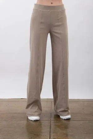 Rubie Tech Stretch Pull Up Wide Pant - Desert