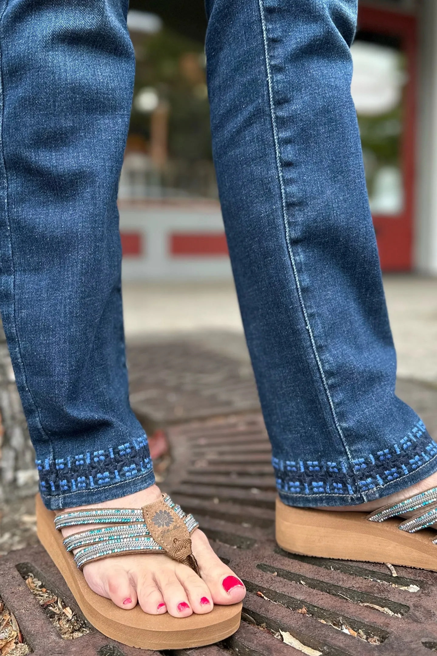 Ruby Mid Rise Straight Leg Denim by JAG Jeans