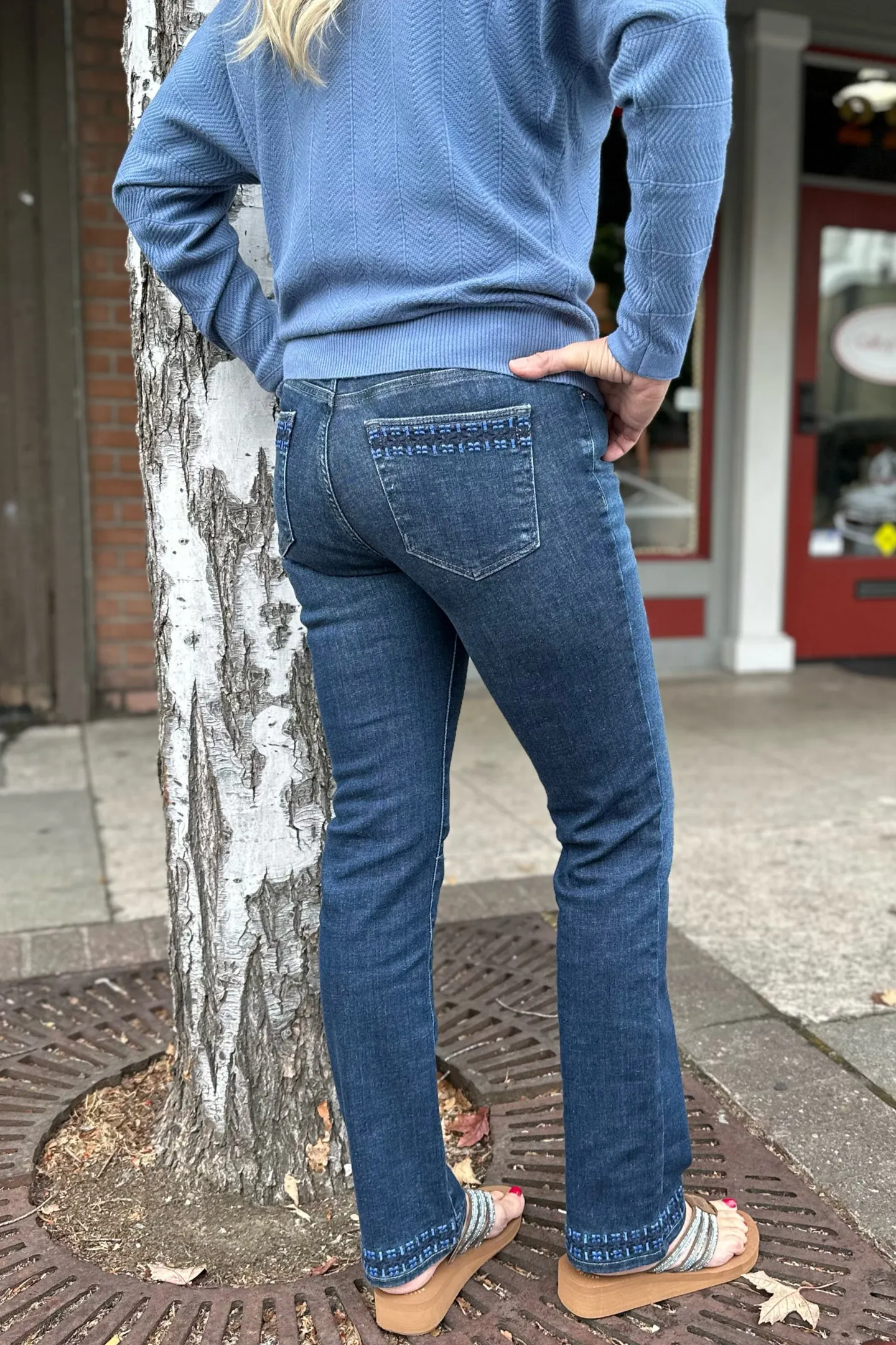 Ruby Mid Rise Straight Leg Denim by JAG Jeans