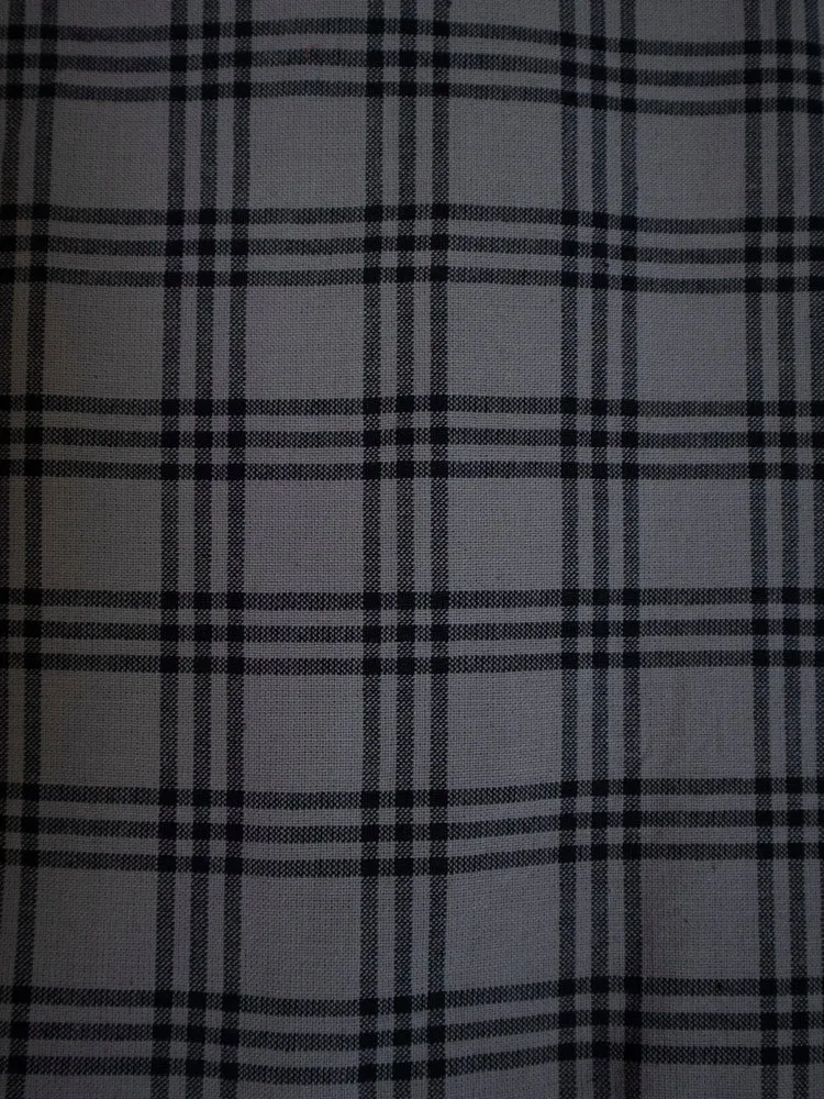 Rupi Midi Dress - Cement Plaid