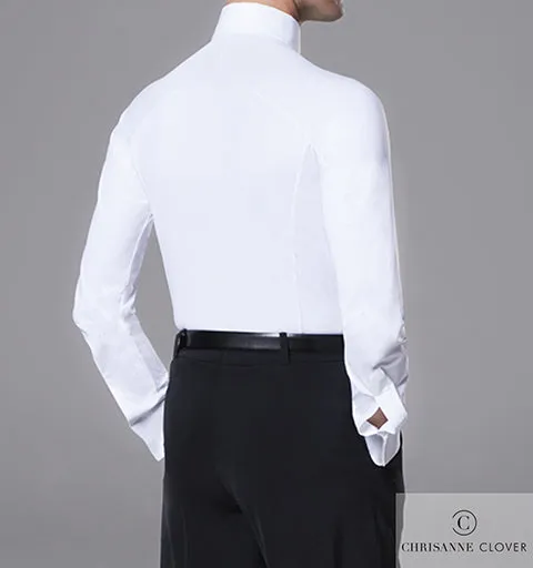 SALE Chrisanne Clover Mens Raglan Ballroom Practice Shirt in black