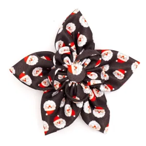 Santa Dog Collar Flower