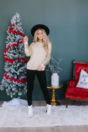 Sequin Holiday Sweater