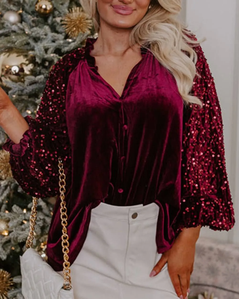 SEQUIN SIREN Top