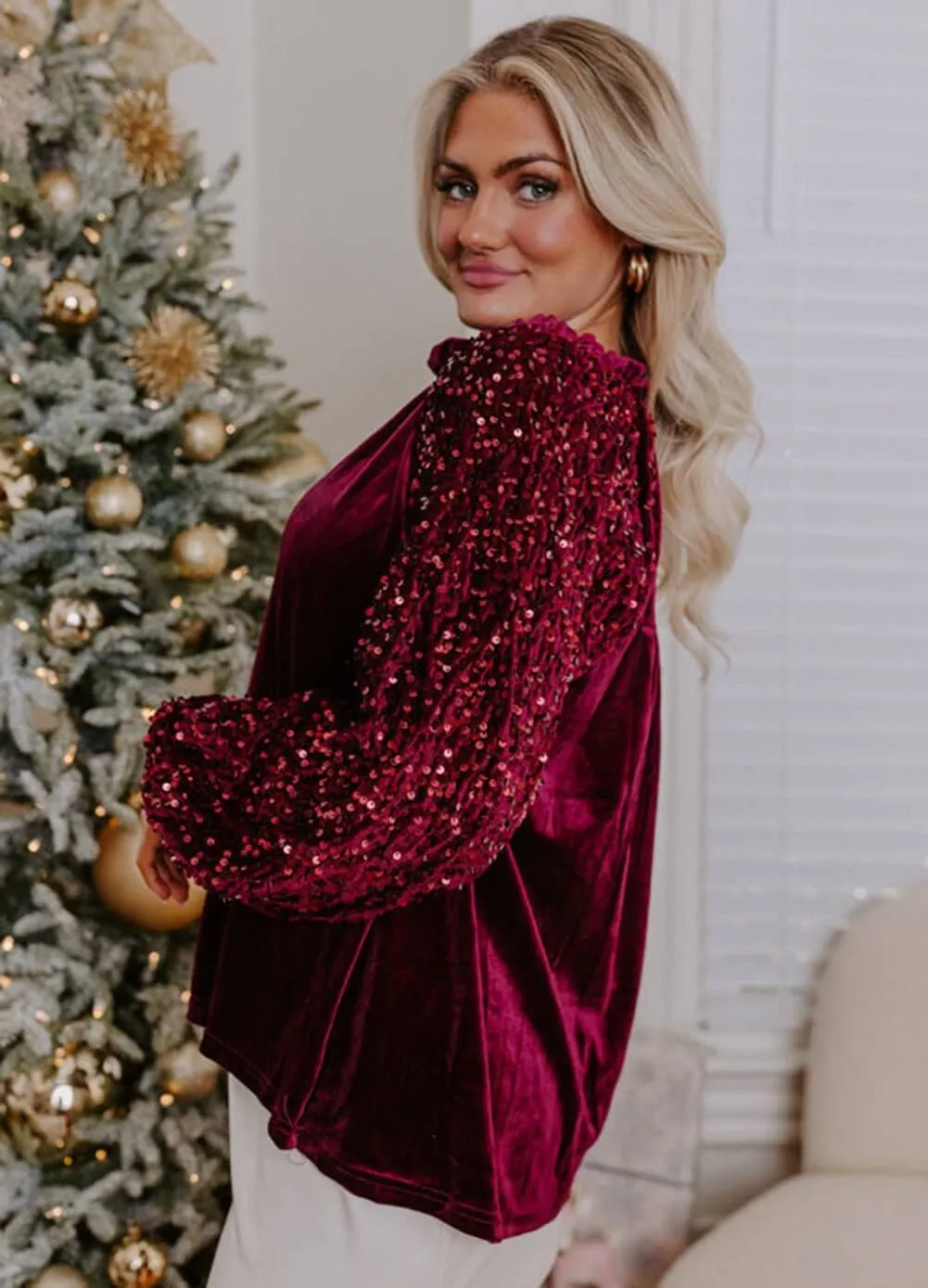 SEQUIN SIREN Top