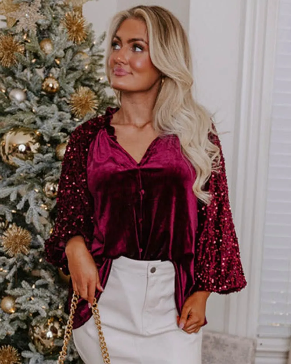SEQUIN SIREN Top