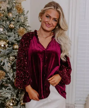 SEQUIN SIREN Top