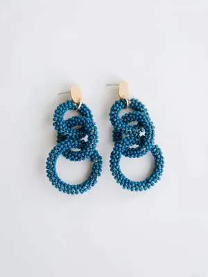 Shanna Navy Earrings