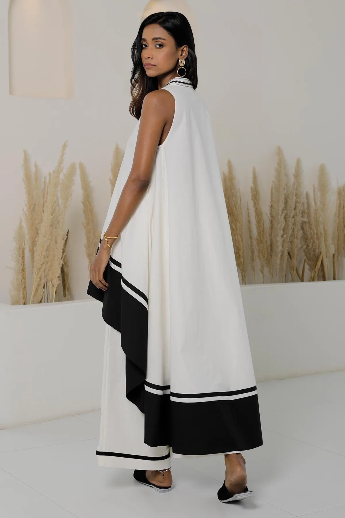 Shiro Kuro High Low Tunic Co-ord Set
