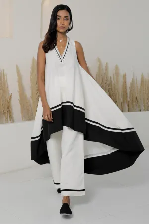 Shiro Kuro High Low Tunic Co-ord Set