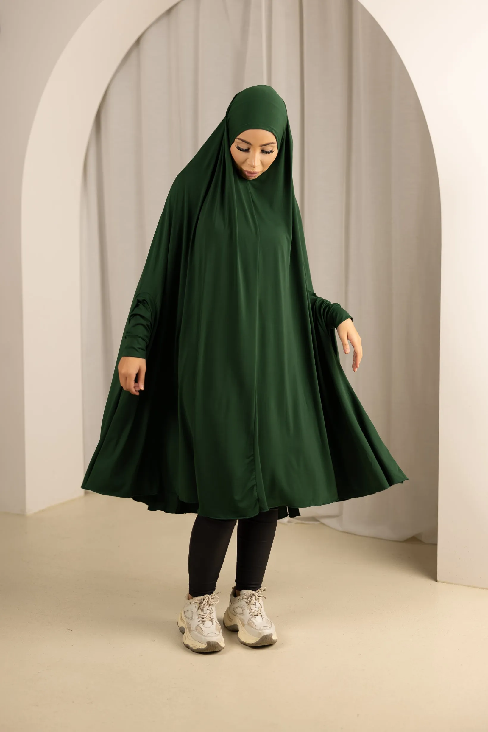 Sleeve Jilbab - Shades of Green