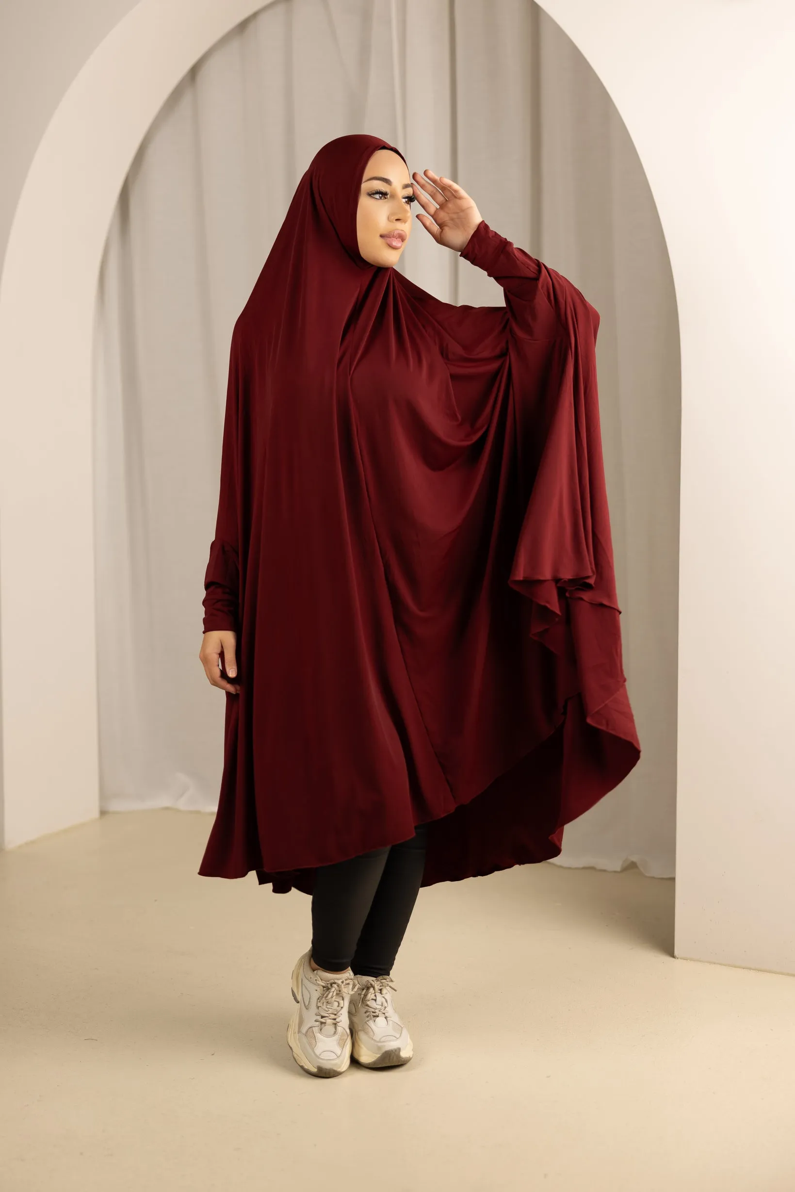 Sleeve Jilbab - Shades of Red