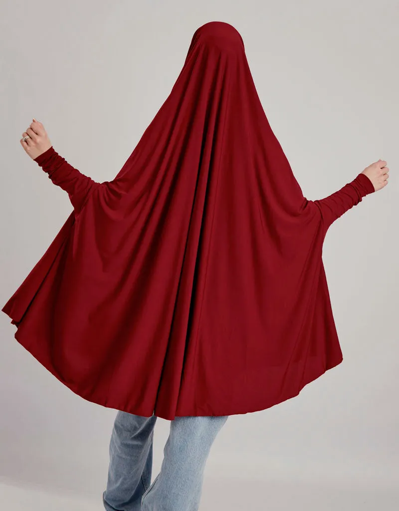 Sleeve Jilbab - Shades of Red